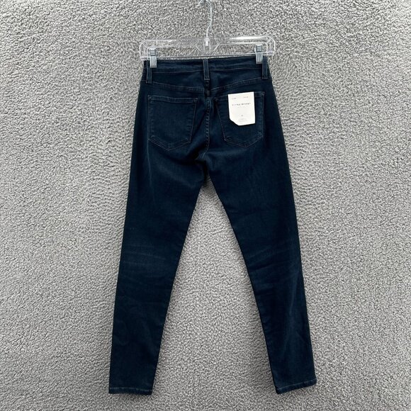 New Flying Monkey Jeans Womens 24 Button Fly Skinny Black Label - Picture 2 of 10